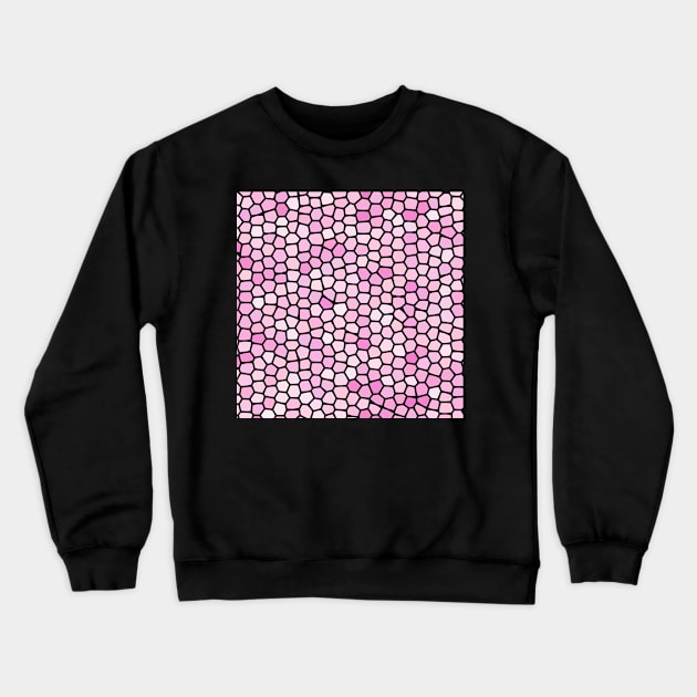 Painted Glass Of Soft and Bright Pink Colors Crewneck Sweatshirt by Peaceful Space AS